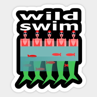 Wild Swim Sticker